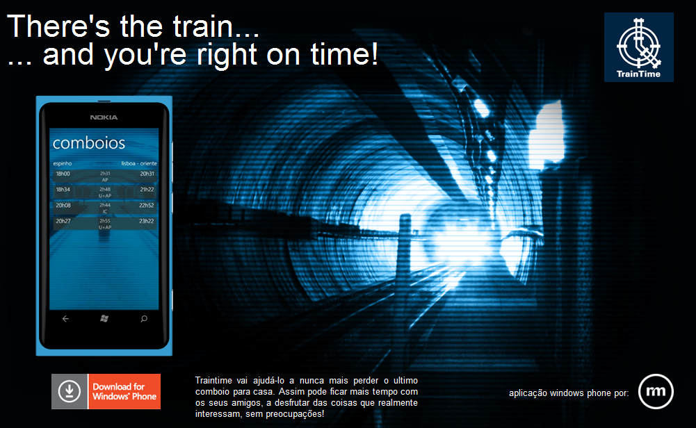 TrainTime – Windows Phone Application
